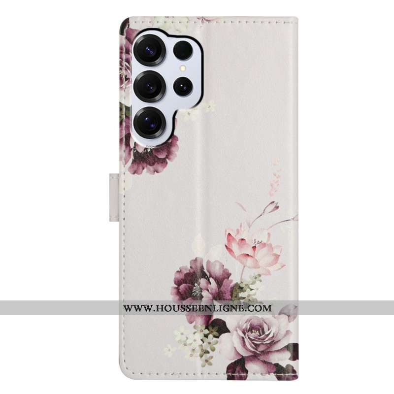 Housse Samsung Galaxy S26 Ultra Croix et Roses