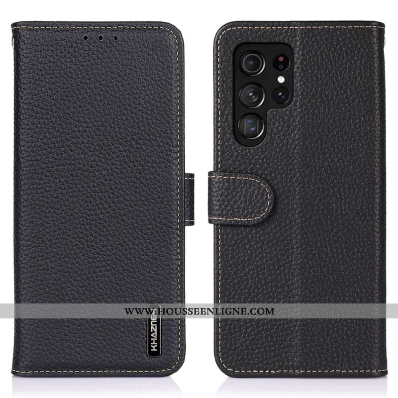 Housse Samsung Galaxy S26 Ultra Cuir KHAZNEH