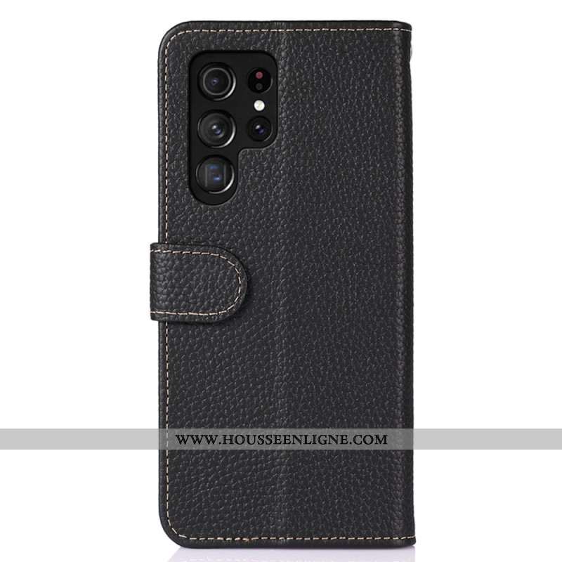 Housse Samsung Galaxy S26 Ultra Cuir KHAZNEH