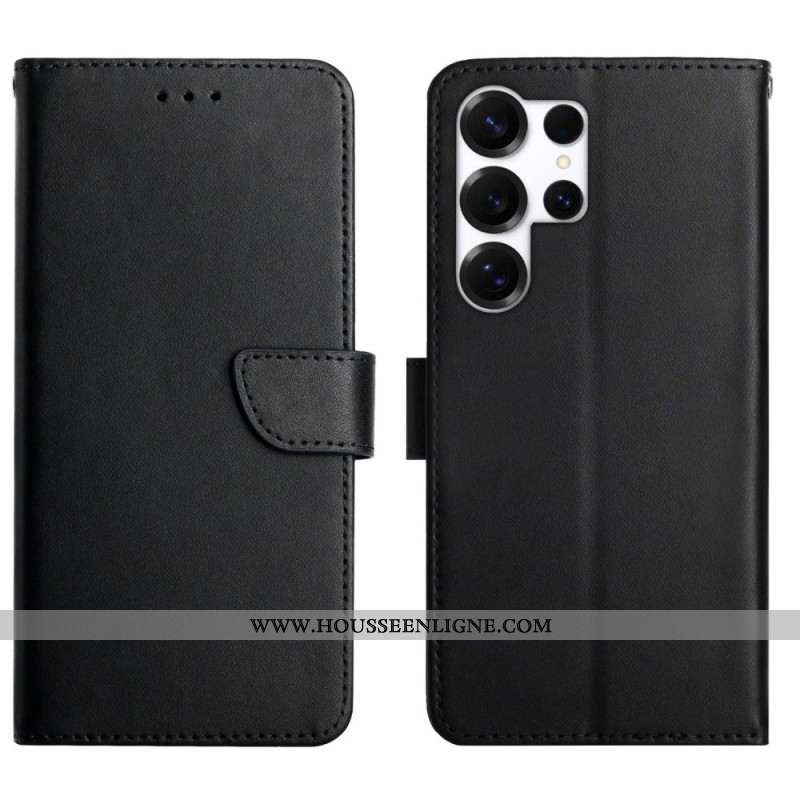 Housse Samsung Galaxy S26 Ultra Cuir Texture Nappa