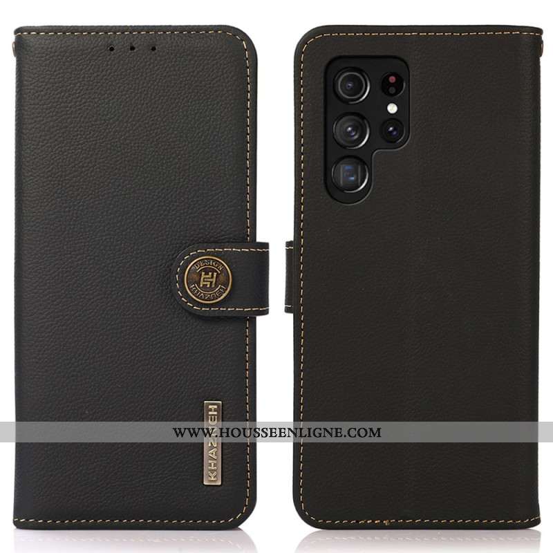 Housse Samsung Galaxy S26 Ultra Cuir Véritable KHAZNEH