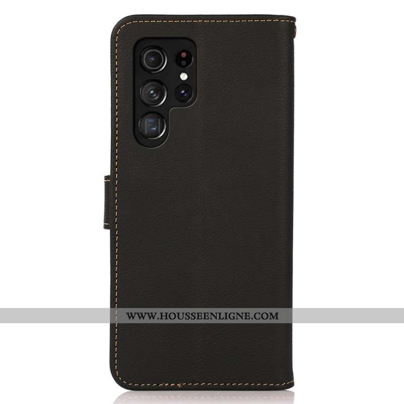 Housse Samsung Galaxy S26 Ultra Cuir Véritable KHAZNEH