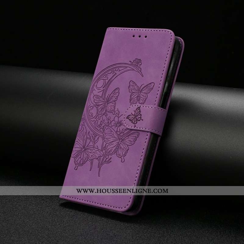 Housse Samsung Galaxy S26 Ultra Effet Daim Motif Floral