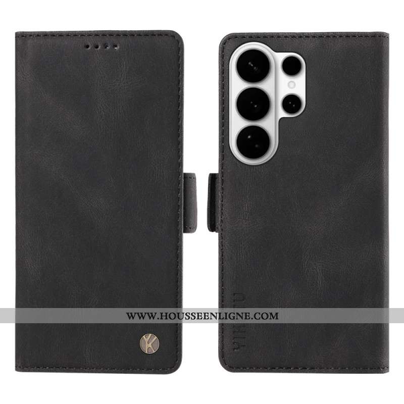 Housse Samsung Galaxy S26 Ultra Effet Daim YIKATU