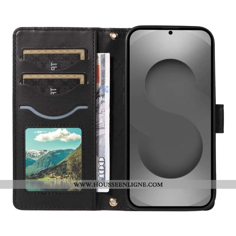 Housse Samsung Galaxy S26 Ultra Matelassée avec Lanière et Bandoulière