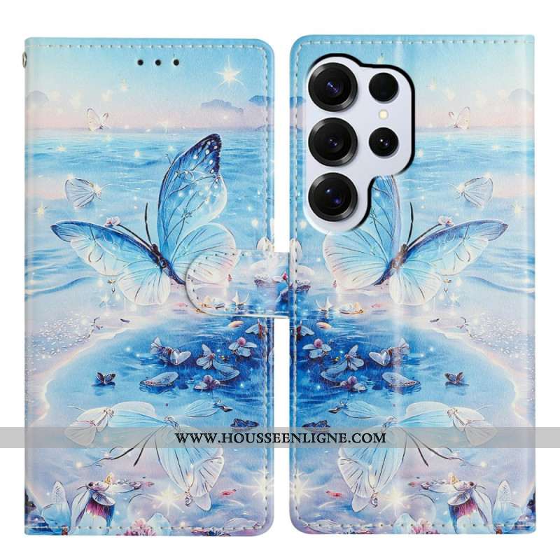 Housse Samsung Galaxy S26 Ultra Papillon Océan