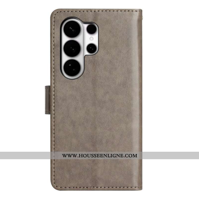 Housse Samsung Galaxy S26 Ultra Papillon et Fleurs