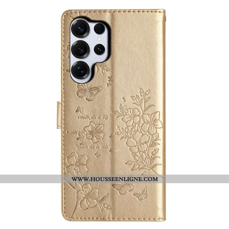 Housse Samsung Galaxy S26 Ultra Papillons Floraux