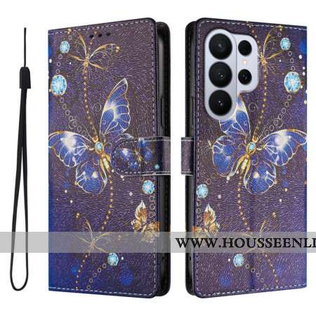 Housse Samsung Galaxy S26 Ultra Papillons Précieux