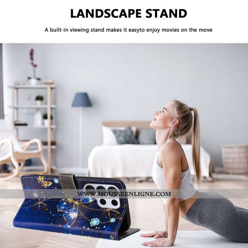 Housse Samsung Galaxy S26 Ultra Papillons Précieux