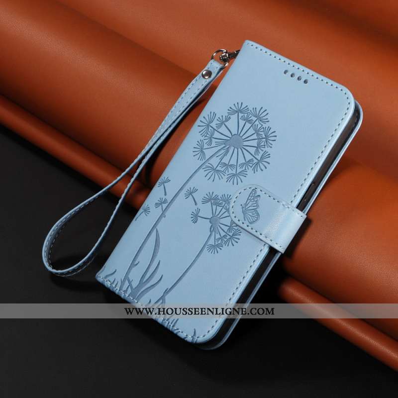 Housse Samsung Galaxy S26 Ultra Pissenlits à Lanière