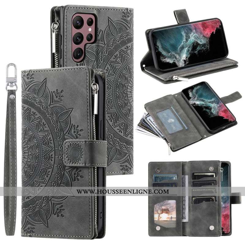 Housse Samsung Galaxy S26 Ultra Portefeuille Mandala