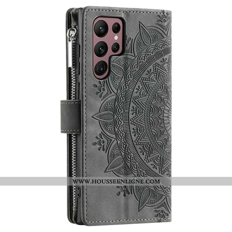 Housse Samsung Galaxy S26 Ultra Portefeuille Mandala