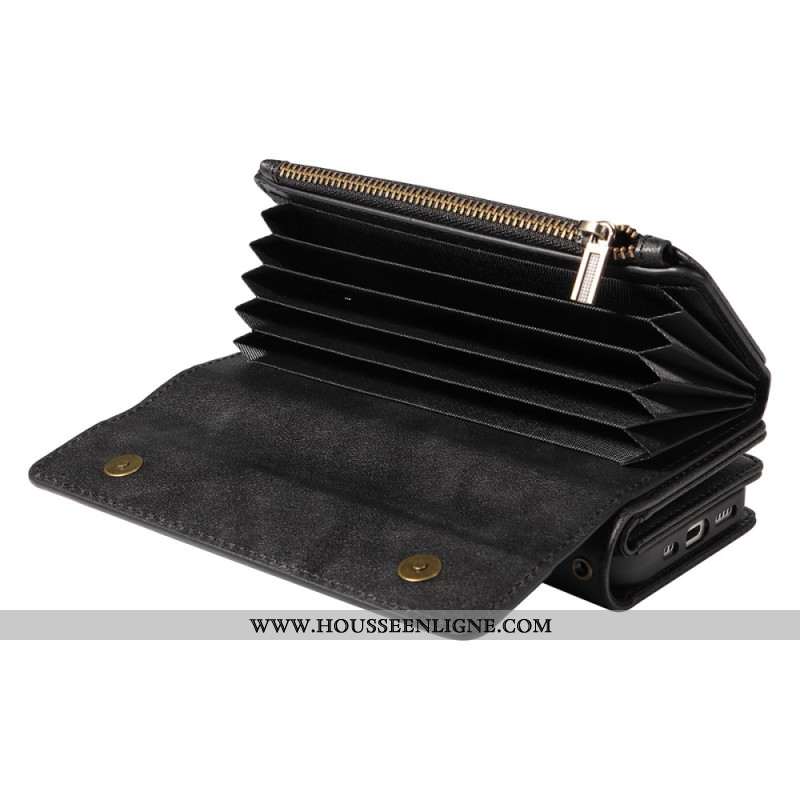 Housse Samsung Galaxy S26 Ultra Portefeuille Vintage avec Bandoulière