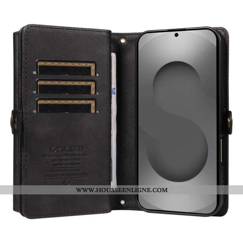 Housse Samsung Galaxy S26 Ultra Portefeuille Vintage avec Bandoulière