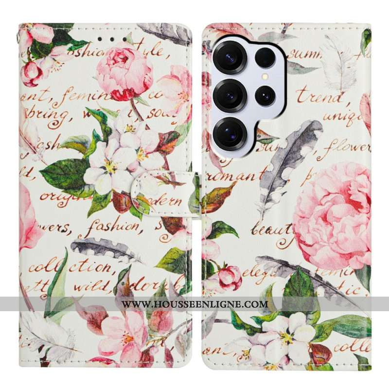 Housse Samsung Galaxy S26 Ultra Poésie Florale