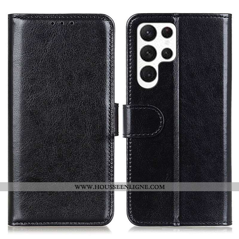 Housse Samsung Galaxy S26 Ultra Simili Cuir Verni