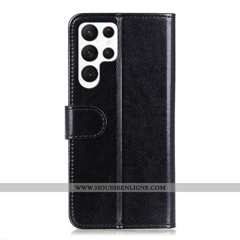 Housse Samsung Galaxy S26 Ultra Simili Cuir Verni