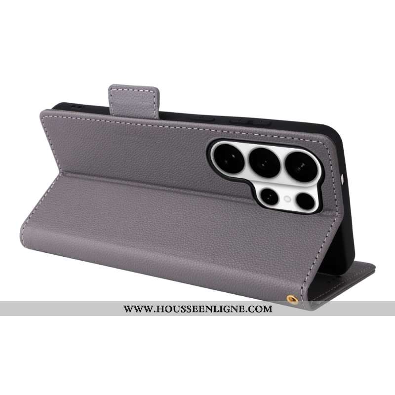 Housse Samsung Galaxy S26 Ultra Simili Cuir à Lanière