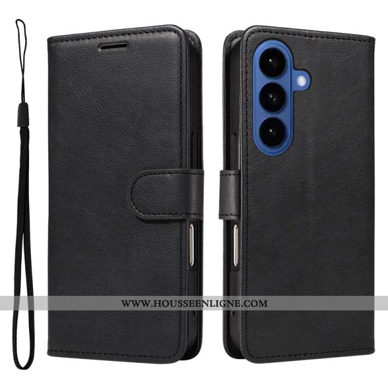 Housse Samsung Galaxy S26 simili Cuir Uni