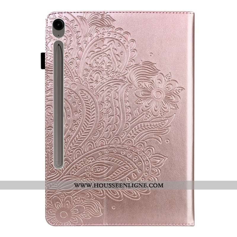 Housse Samsung Galaxy Tab S10 FE Plus Dentelle Florale