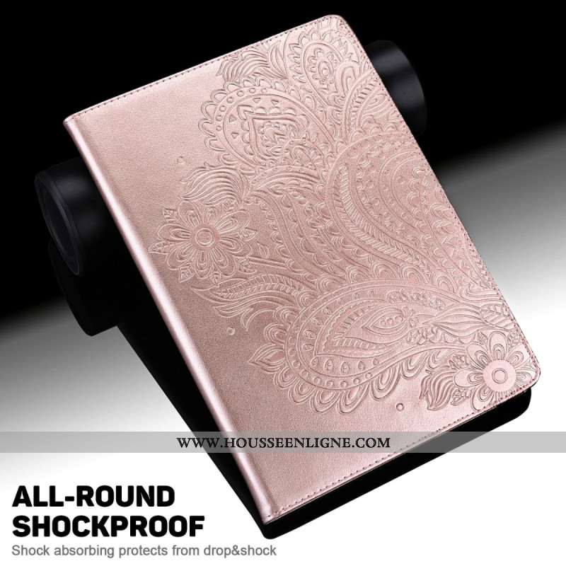 Housse Samsung Galaxy Tab S10 FE Plus Dentelle Florale