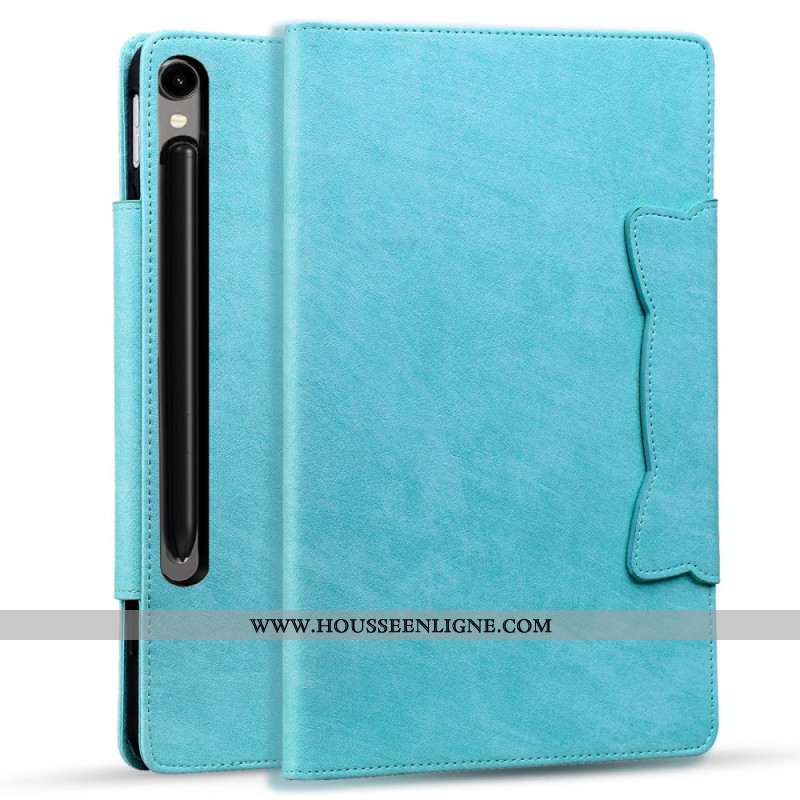 Housse Samsung Galaxy Tab S10 FE Plus Fermoir Chat