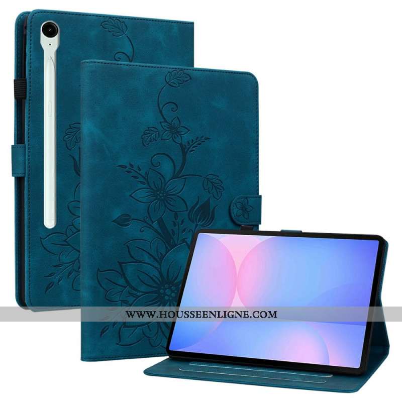 Housse Samsung Galaxy Tab S10 FE Plus Fleur de Lys