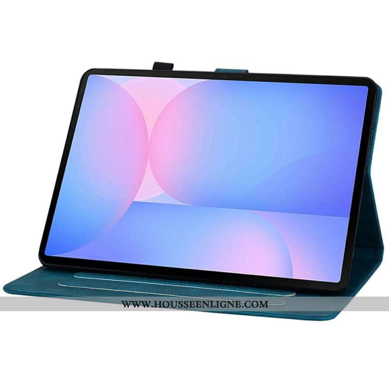 Housse Samsung Galaxy Tab S10 FE Plus Fleur de Lys