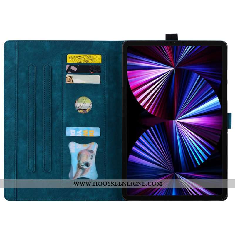 Housse Samsung Galaxy Tab S10 FE Plus Scène de Chats