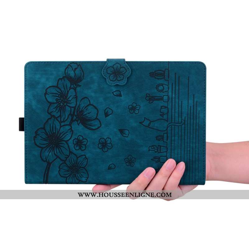 Housse Samsung Galaxy Tab S10 FE Plus Scène de Chats