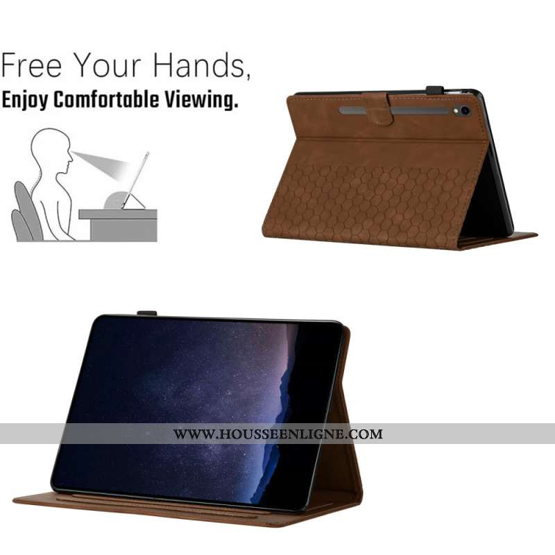 Housse Samsung Galaxy Tab S10 FE / S9 FE / S9 Frise Horizontale