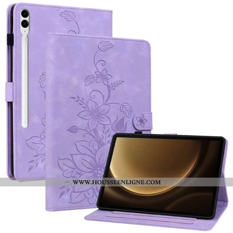 Housse Samsung Galaxy Tab S10 Plus / S9 FE Plus / S9 Plus Fleur de Lys