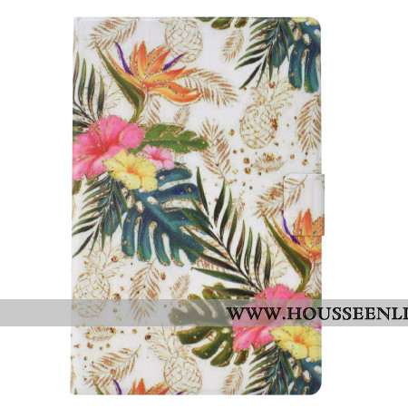 Housse Samsung Galaxy Tab S11 Ananas Doré