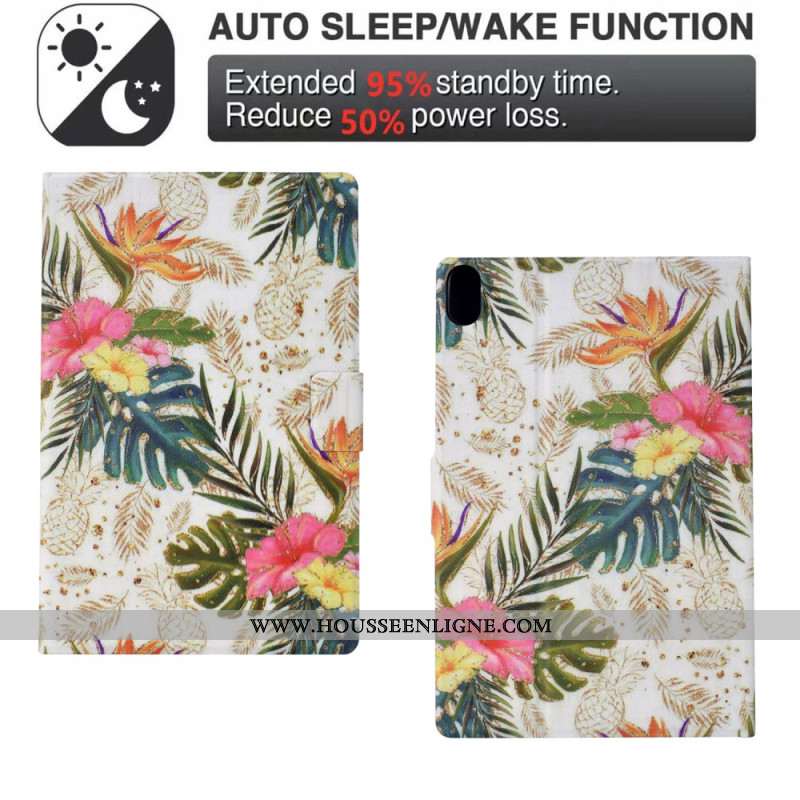 Housse Samsung Galaxy Tab S11 Ananas Doré