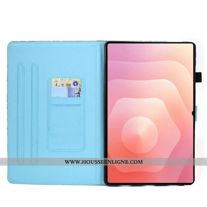 Housse Samsung Galaxy Tab S11 Carrés Colorés