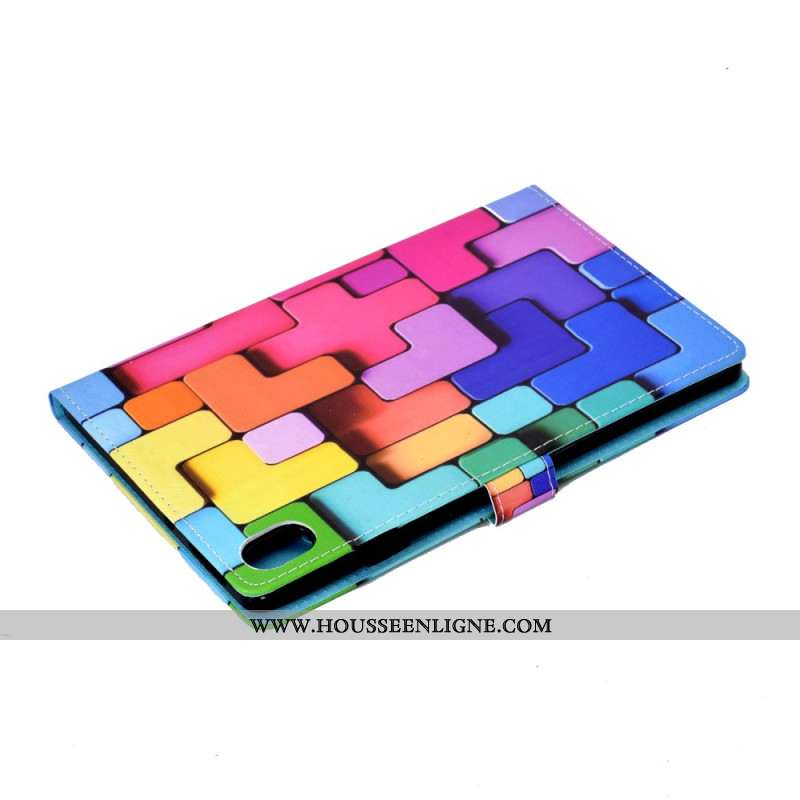 Housse Samsung Galaxy Tab S11 Carrés Colorés