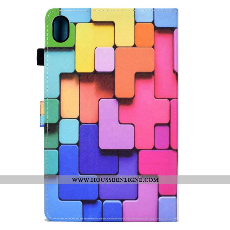 Housse Samsung Galaxy Tab S11 Carrés Colorés