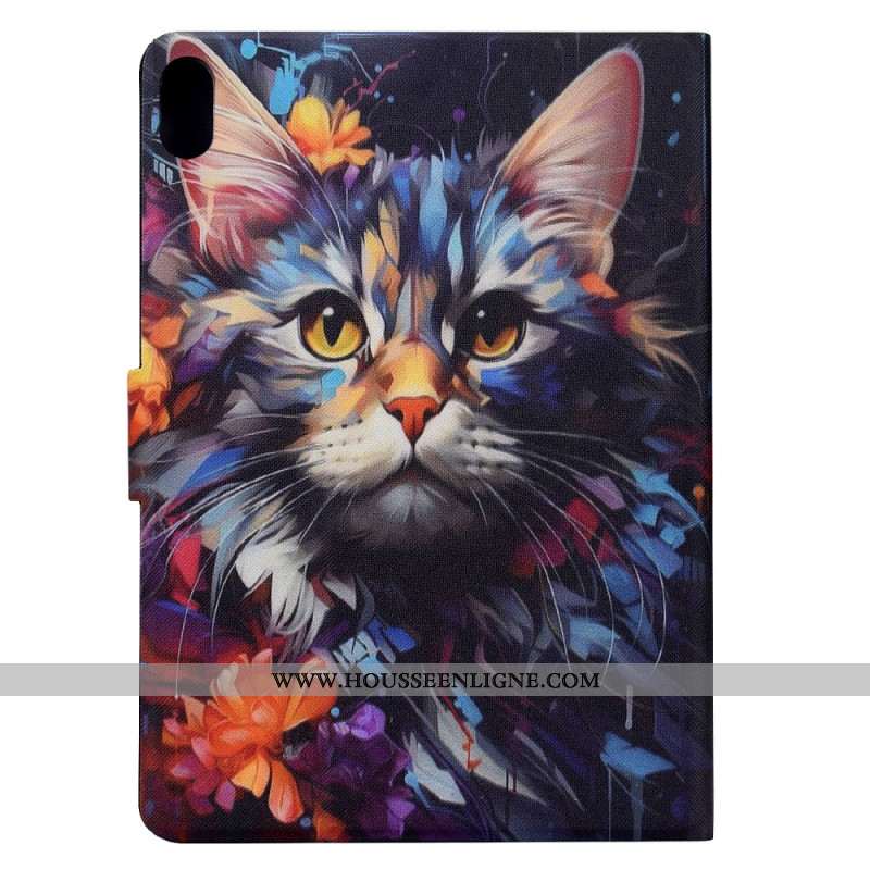 Housse Samsung Galaxy Tab S11 Chat Artistique