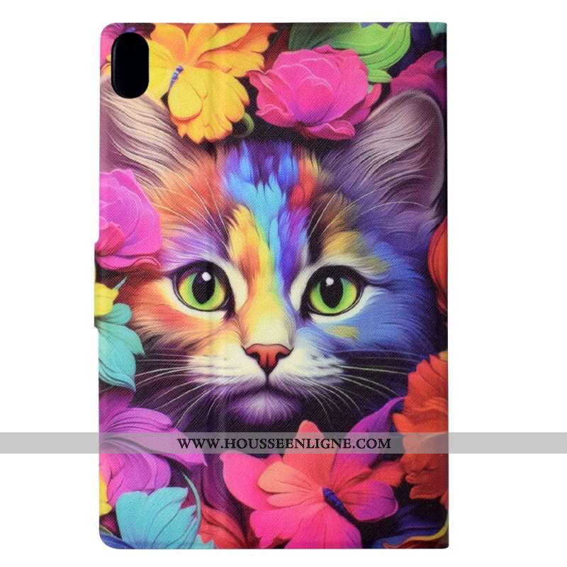 Housse Samsung Galaxy Tab S11 Chat Coloré