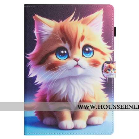 Housse Samsung Galaxy Tab S11 Chat Jaune
