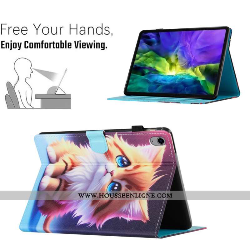 Housse Samsung Galaxy Tab S11 Chat Jaune