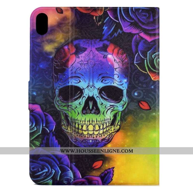 Housse Samsung Galaxy Tab S11 Crâne Coloré