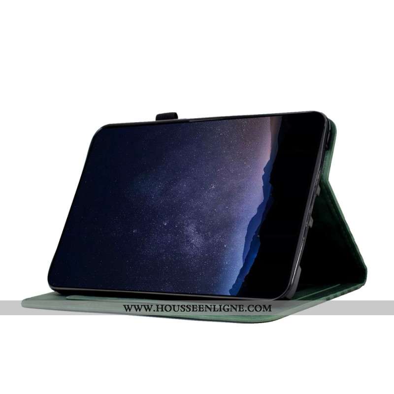 Housse Samsung Galaxy Tab S11 Effet Daim Frise