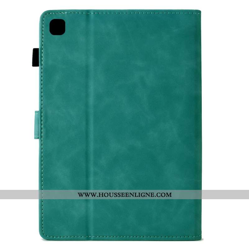 Housse Samsung Galaxy Tab S11 Effet Daim Scène de Chats