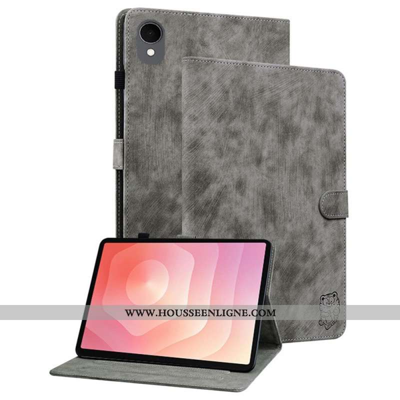 Housse Samsung Galaxy Tab S11 Effet Daim Vintage