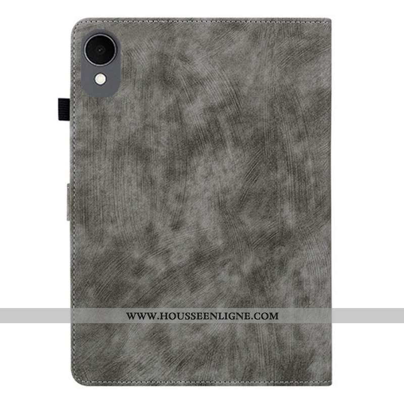 Housse Samsung Galaxy Tab S11 Effet Daim Vintage