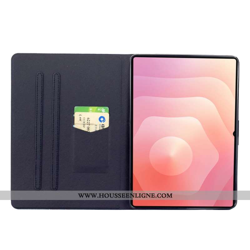 Housse Samsung Galaxy Tab S11 Fleurettes et Papillons