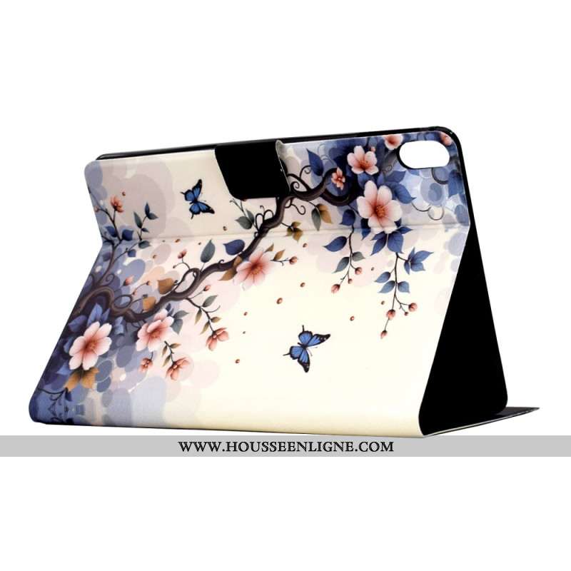 Housse Samsung Galaxy Tab S11 Fleurettes et Papillons