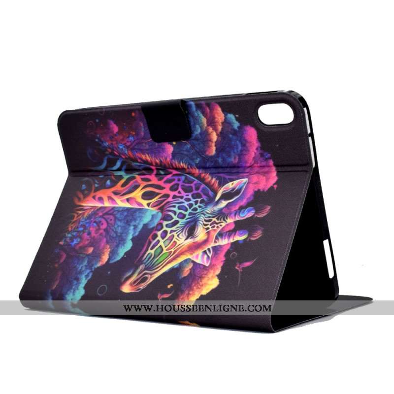 Housse Samsung Galaxy Tab S11 Girafe Colorée
